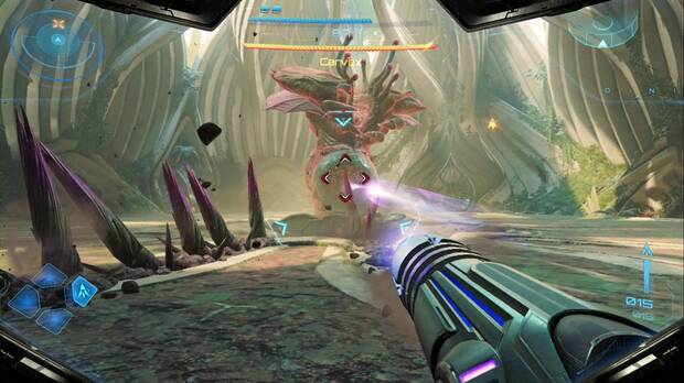 Metroid Prime 4: Beyond - Espesura Iracunda, punto débil de Carvex expuesto