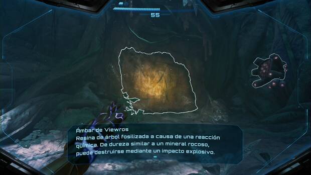 Metroid Prime 4: Beyond - Espesura Iracunda, Mackenzie visto desde el escáner