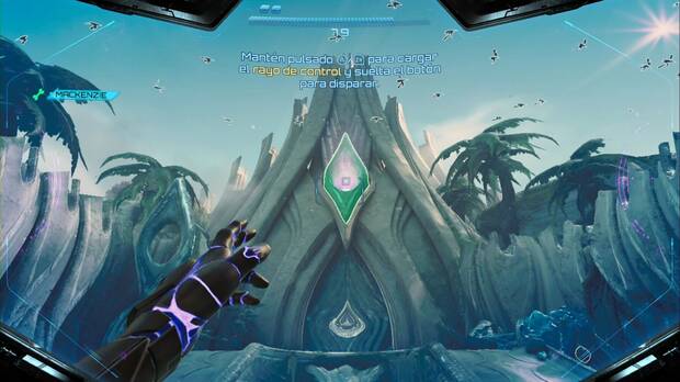 Metroid Prime 4: Beyond - Espesura Iracunda, ubicación de la tabla El puente en Acceso al puente