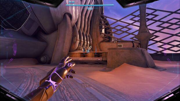 Metroid Prime 4: Beyond - Fundicin Voltaica, escotilla junto al tnel de Vi-O-La por donde entrar a la fundicin