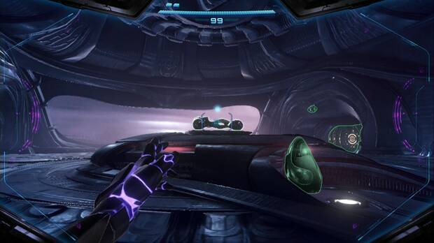 Metroid Prime 4: Beyond - Fundicin Voltaica, Vi-O-La en la Sala de exposicin de la Torre 1