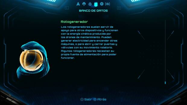 Metroid Prime 4: Beyond - Fundición Voltaica, rotogenerador en la base de datos