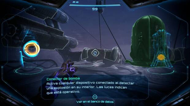Metroid Prime 4: Beyond - Fundición Voltaica, entrada del conector de bomba del generador de la fundición voltaica