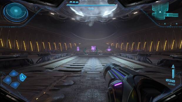 Metroid Prime 4: Beyond - Fundici�n Voltaica, consola de los circuitos de prueba de la Torre 3