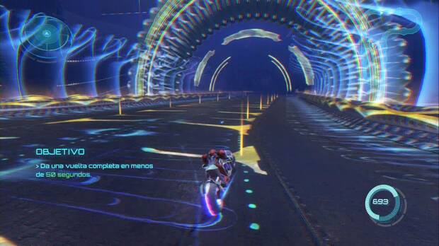 Metroid Prime 4: Beyond - Fundici�n Voltaica, tutoriales de conducci�n de la moto