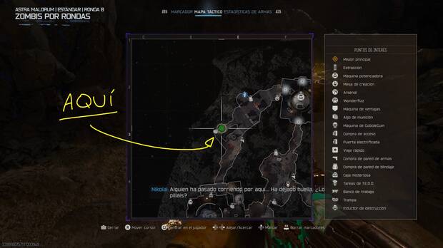 Call of Duty: Black Ops 7 Zombis - Lugar donde se activa el easter egg del secreto de Nikolai