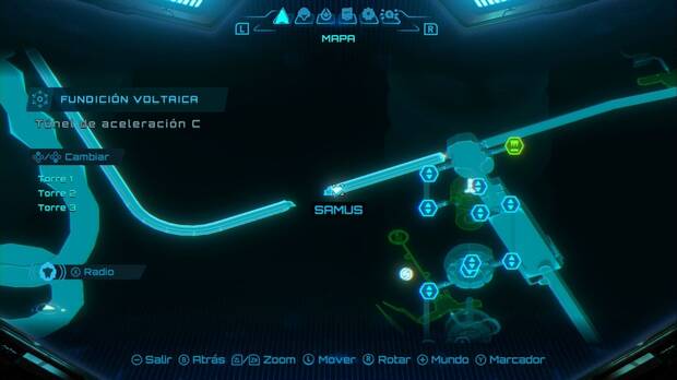 Metroid Prime 4: Beyond - Fundici�n Voltaica, punto desde el que se puede conseguir una expansi�n de misiles en el puente entre las torres 3 y 1