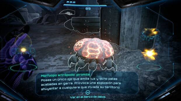 Metroid Prime 4: Beyond - Laguna del Magma, Piromita en el depósito de chatarra