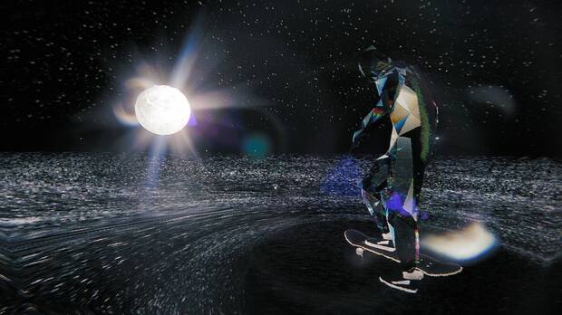 Llegar a la Luna en monopat�n es dif�cil hasta para un demonio de cristal.