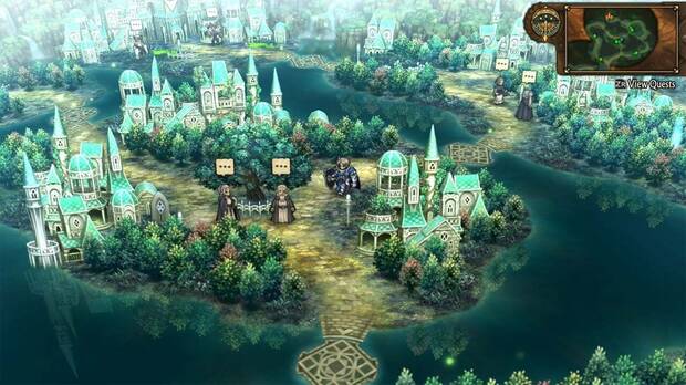 El continente de Fevrith será variado y precioso.