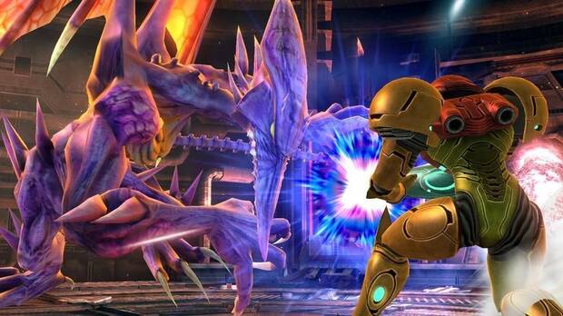 Puede que Ridley siga sin ser un personaje jugable, pero es el protagonista absoluto de uno de los niveles m�s espectaculares del juego.