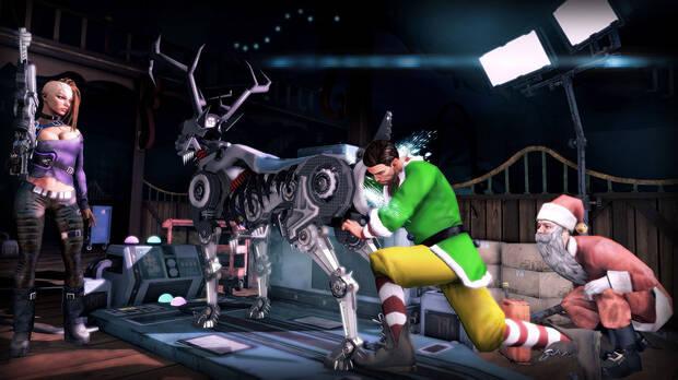 En 'How the Saints Save Christmas', uno de los DLC que se incluyen, viviremos un cuento de navidad un tanto peculiar.