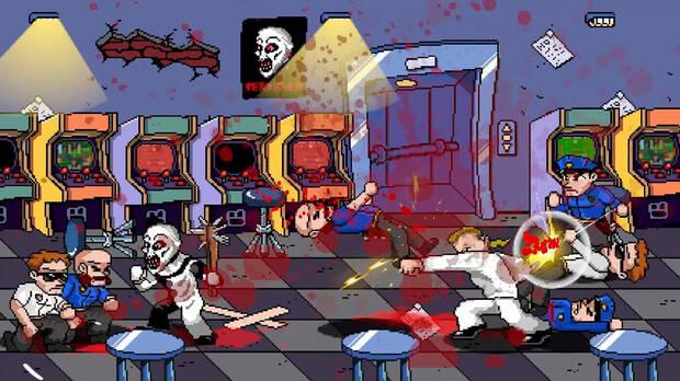 Captura del videojuego Terrifier The ARTcade Game.