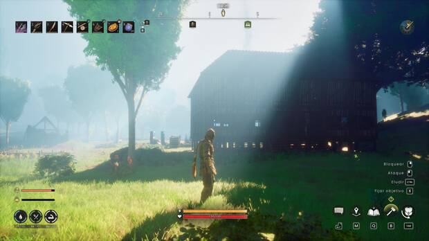 La dirección artística y sonora hacen que pasear por Ashenfall sea muy placentero.