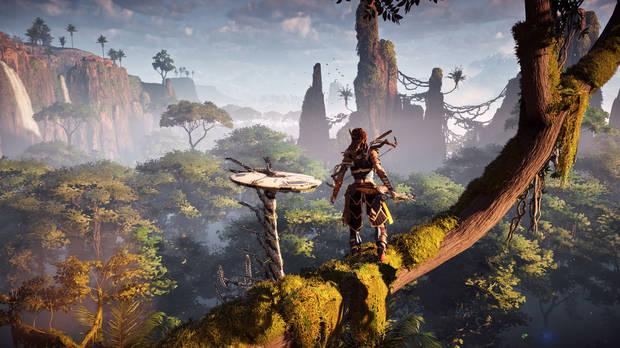 El mundo abierto de 'Horizon: Zero Dawn' es sorprendentemente grande.