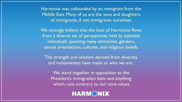 Harmonix se alza contra el veto inmigratorio de Donald Trump Imagen 2