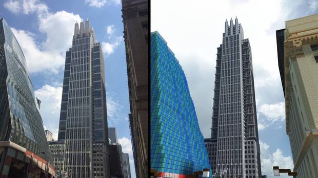 Recrean la ciudad de Chicago en Minecraft Imagen 2
