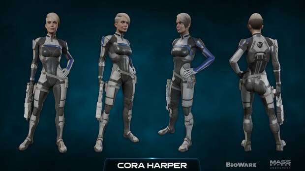 Se detallan los personajes de Mass Effect: Andromeda desde todos los ngulos Imagen 2