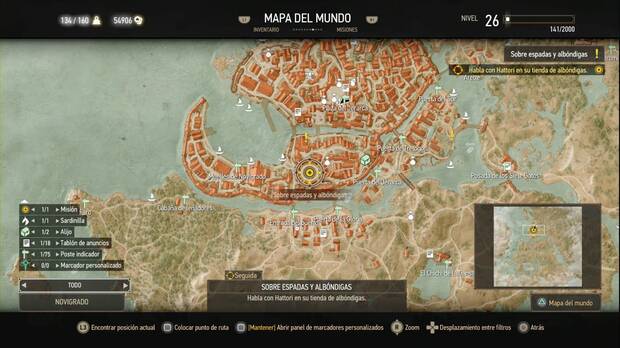 The Witcher 3: Wild Hunt, Misiones secundarias, Novigrados, Sobre espadas y albóndigas