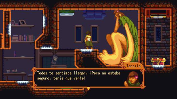 La línea estética es bastante singular, sobre todo los diseños de los personajes.