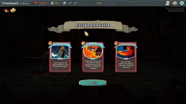Al principio comenzaremos con un mazo de 10 cartas que iremos ampliando (y complicando) tras superar cada combate.