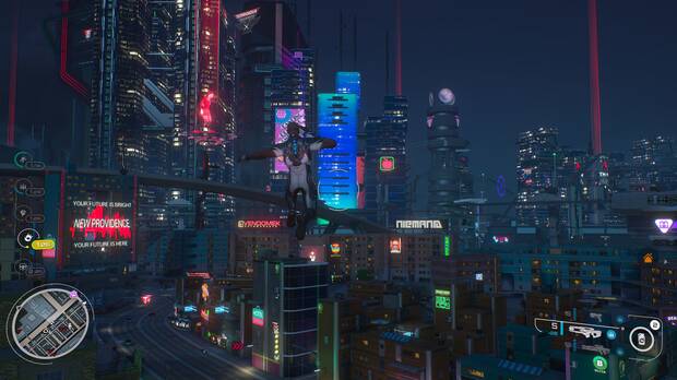 De noche y en HDR, ‘Crackdown 3’ nos deja algunas estampas muy vistosas.