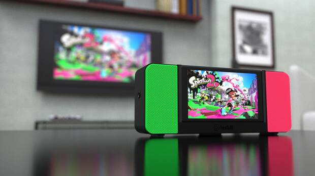 Disean un dock porttil con altavoces estreo para Nintendo Switch Imagen 2