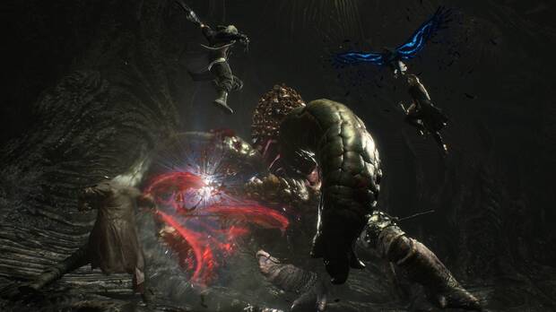 Comenzamos la aventura jugando con Nero, pero luego controlaremos tambi�n a V y Dante.