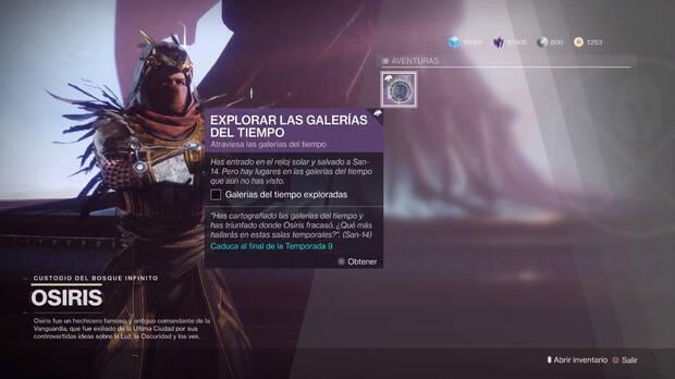 Destiny 2 guía para conseguir Bastión - Puzzle de las Galerías del Tiempo