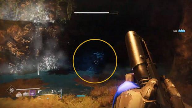 Destiny 2 guía para conseguir Bastión - encontrar la tumba en el Sector Perdido del Barranco Cuatro Cuernos