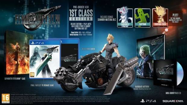 Final Fantasy VII Remake - Edición 1st Class