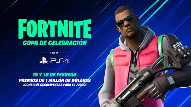 Fortnite - Torneo Copa de Celebracin en PS4, premios y horarios