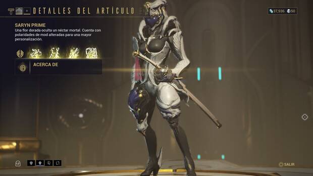 Warframe - Guia de Warframes Prime: Saryn Prime