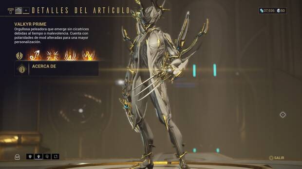 Warframe - Guia de Warframes Prime: Valkyr Prime
