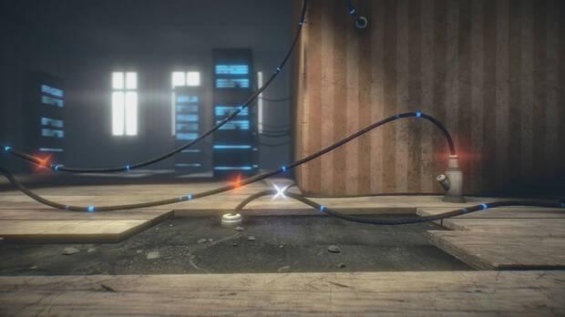 '7th Sector' combina puzles y exploración en un mundo extraño. Somos una energía que pasa por cables, artefactos y robots.