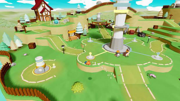 Este título de plataformas 3D tiene la particularidad de que el protagonista se desplaza bajo tierra… y poco más.