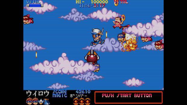 Muchos de estos juegos llegaron a consolas, pero algunos perdieron bastante por el camino. En el caso de ‘Chiki Chiki Boys’, perdió el multijugador en su salto a Mega Drive.