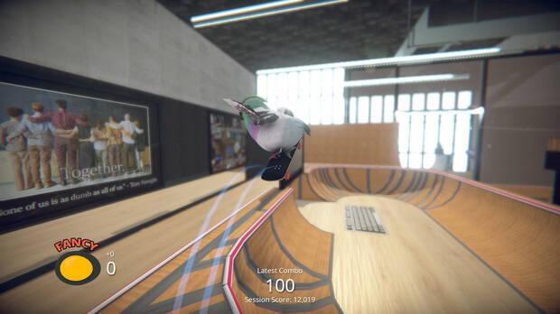 Captura de la demo de SkateBIRD.