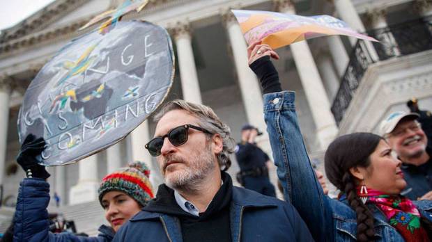 Protesta cambio climtico y Phoenix