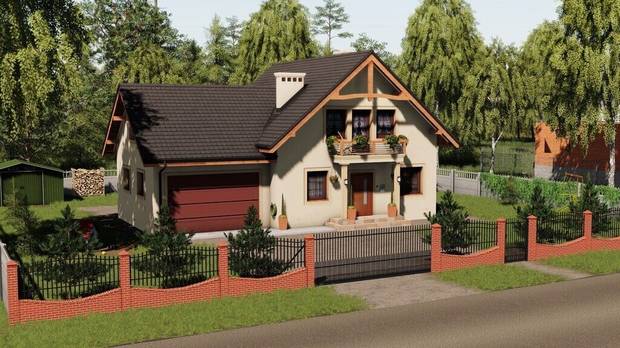Modern Decorative House, un mod de casa para Farming Simulator 19.