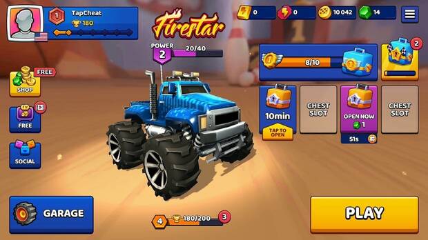 Nitro Jump Racing en iOS.