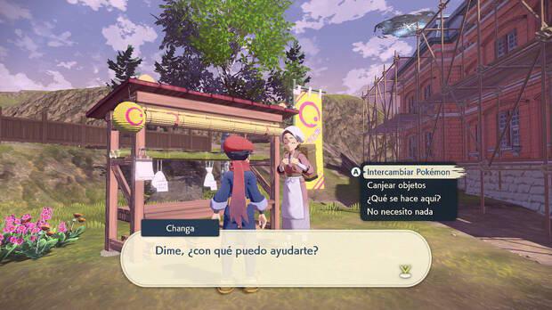 Leyendas Pokémon: Arceus - Intercambiar Pokémon con otros jugadores