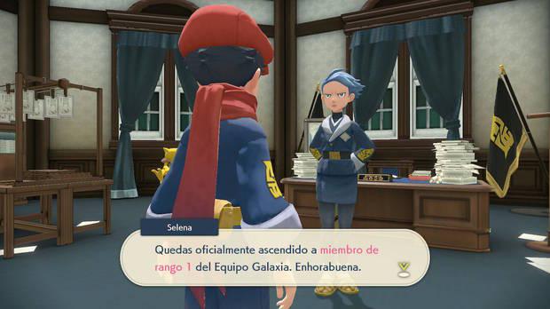 Leyendas Pokémon: Arceus - Ascenso de rango de estrellas del Equipo Galaxia