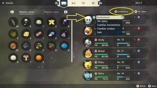 Leyendas Pokémon: Arceus - Cómo evolucionar a cualquier Pokémon paso a paso