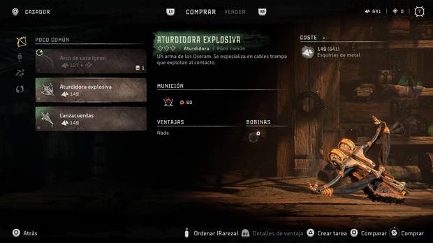 Horizon Forbidden West - Arma Aturdidora explosiva