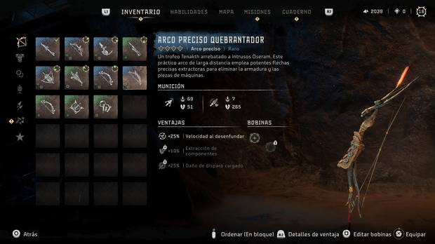 Horizon Forbidden West - Arma Arco preciso quebrantador