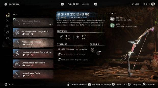 Horizon Forbidden West - Arma Arco preciso esmerado