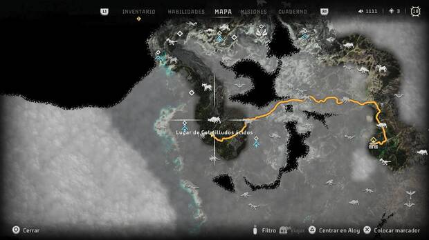 Horizon Forbidden West - Localización de Colmilludo #17