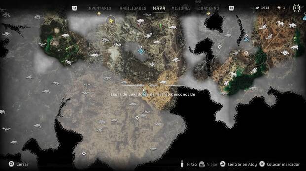 Horizon Forbidden West - Localización de Cavador #03