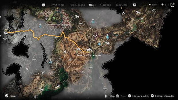Horizon Forbidden West - Localización de Chatarrero #01